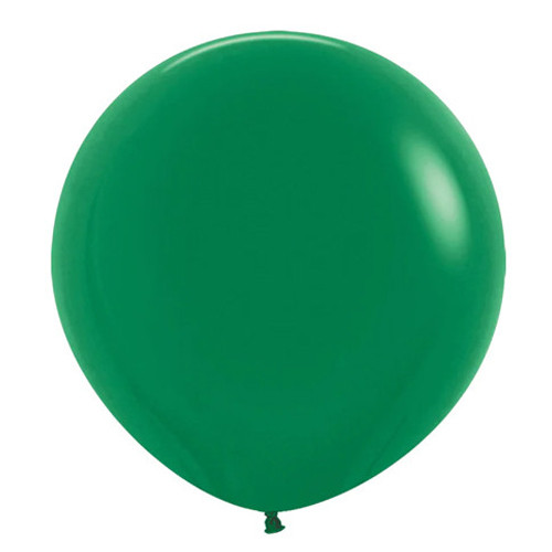 24" Fashion Forest Green Sempertex Latex Balloons (3)