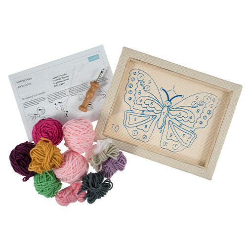 Trimits Butterfly Punch Needle Frame Kit (1)