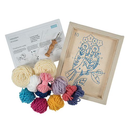 Trimits Owl Punch Needle Frame Kit (1)