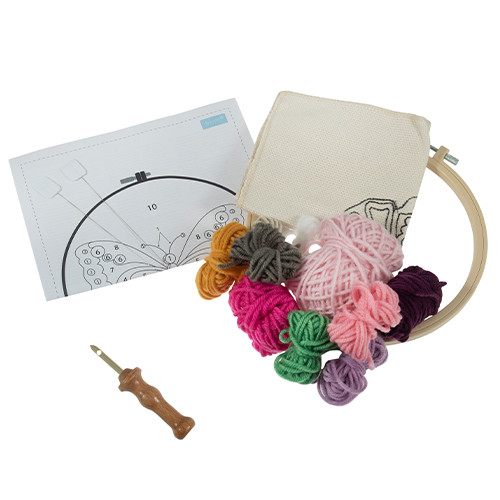 Trimits Butterfly Punch Needle Hoop Kit (1)