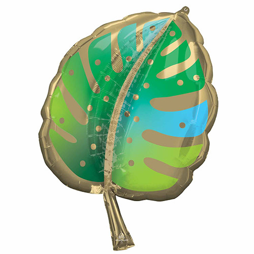 30 inch Golden Palm Leaf Supershape Foil Balloon (1)