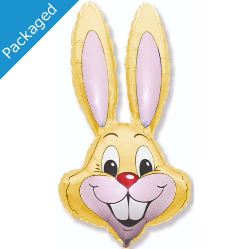 35 inch Yellow Rabbit Head Foil Balloon (1) 35 inch Yellow Rabbit Head Foil Balloon (1)