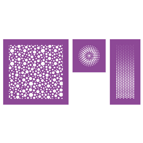 Spots & Dots Card Stencil Set (3)