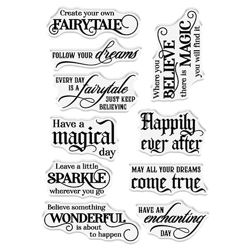 Once Upon a Time Acrylic Stamp Set-Every Day is a Fairytale (10)