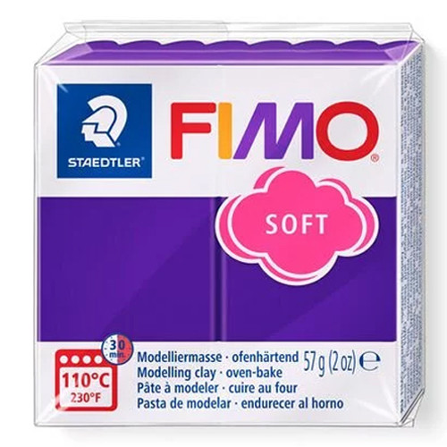 Fimo Soft Plum Modelling Clay - 57g (1)