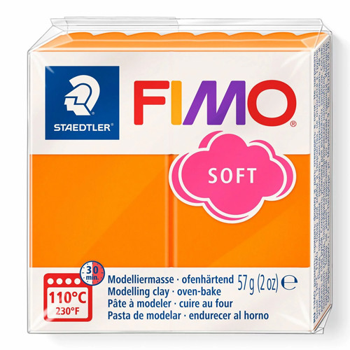 Fimo Soft Tangerine Modelling Clay - 57g (1)