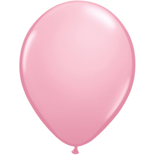 11" Standard Pink Latex Balloons (6)