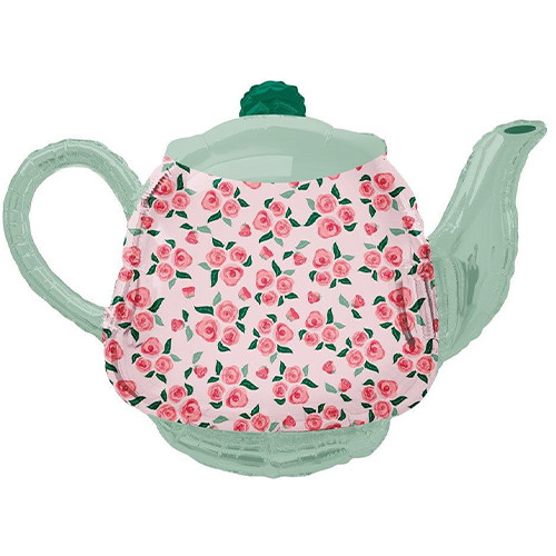 36 inch Tea Time Teapot Foil Balloon (1)