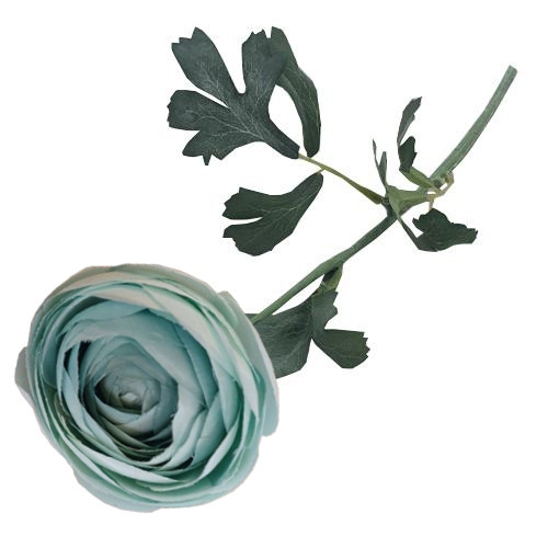 50cm Blue Ranunculus Flower (1)