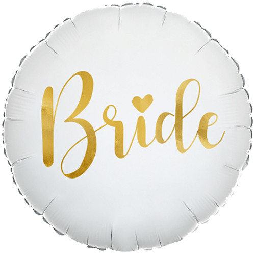 18 inch Bride Gold Script Foil Balloon (1)