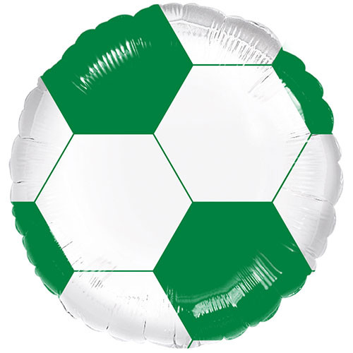 18 inch Green Football Foil Balloon (1)