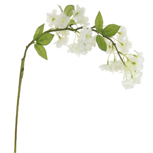 78cm White Bowing Cherry Blossom (1)