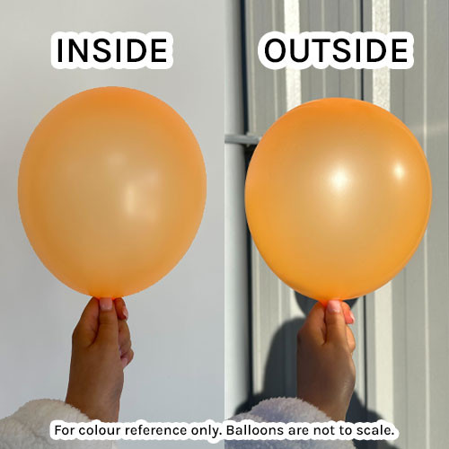 gemar neon orange latex balloons