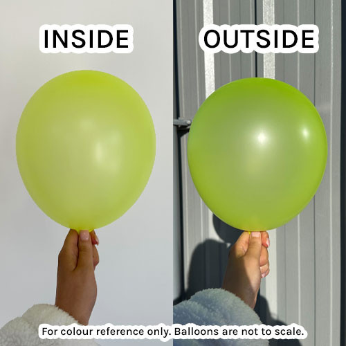 Gemar neon yellow latex balloons