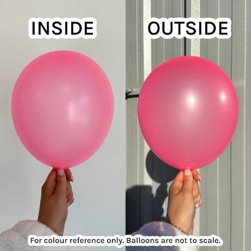 neon pink latex balloons gemar