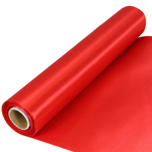 Red Satin Fabric - 29cm x 20m (1)