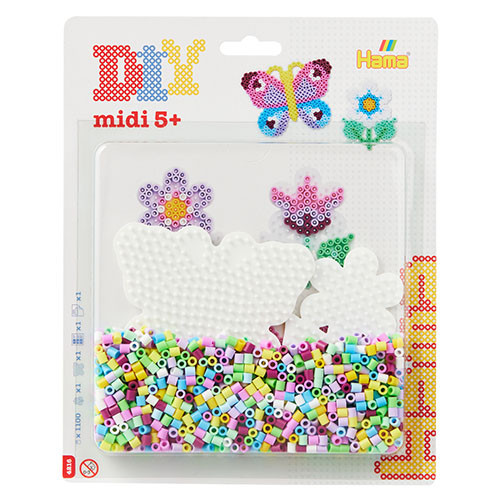 Hama Beads Butterfly and Flower Pastel Creative Kit (1)