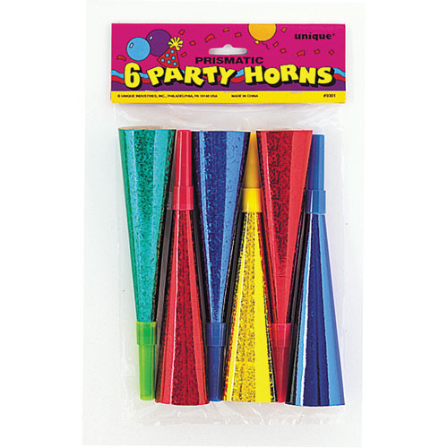 Prismatic Horns - Assorted Colours (6)