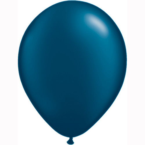 11" Radiant Pearl Midnight Blue Latex Balloons (25)