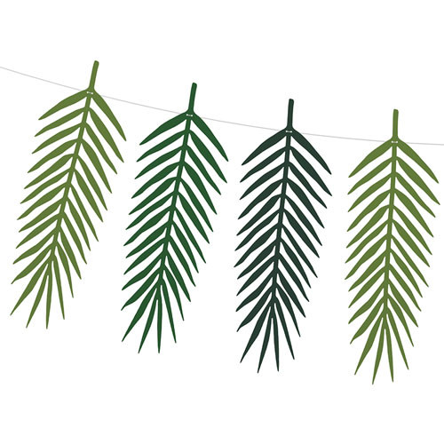Aloha Paper Tropical Leaf Garland - 1.25m (1)
