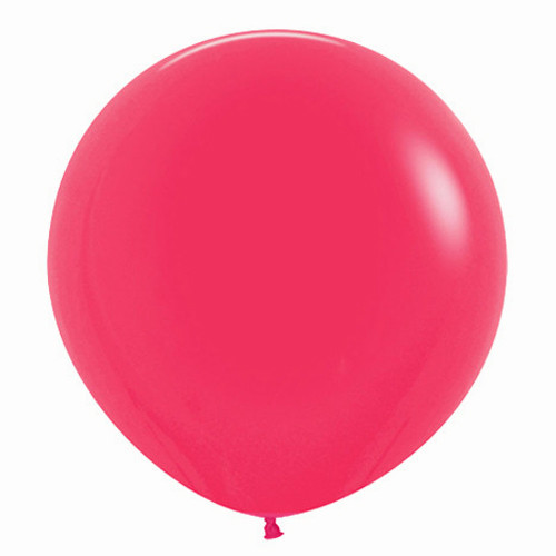 24" Fashion Raspberry Sempertex Latex Balloons (3)