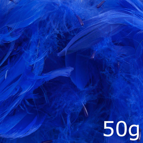 Royal Blue Feathers - 50g (1)