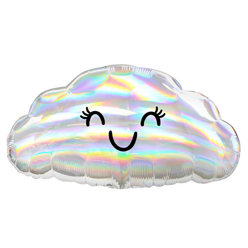 23 inch Iridescent Cloud Foil Balloon (1)
