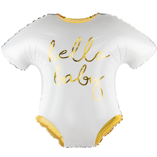 20 inch Hello Baby Romper Foil Balloon (1) 20 inch Hello Baby Romper Foil Balloon (1)