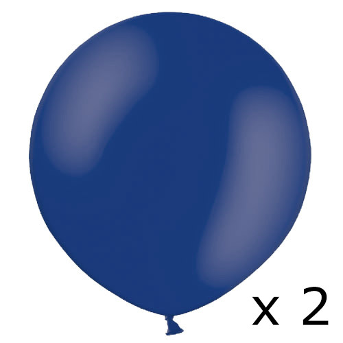 2ft Night Blue Belbal Latex Balloons (2)