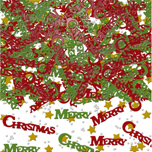 Merry Christmas Metallic Confetti (14g)