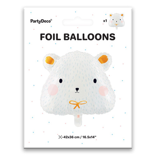 20 inch Polar Bear Foil Balloon (1)