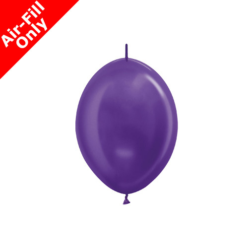 6" Metallic Violet Link-O-Loon Latex Balloons (100)