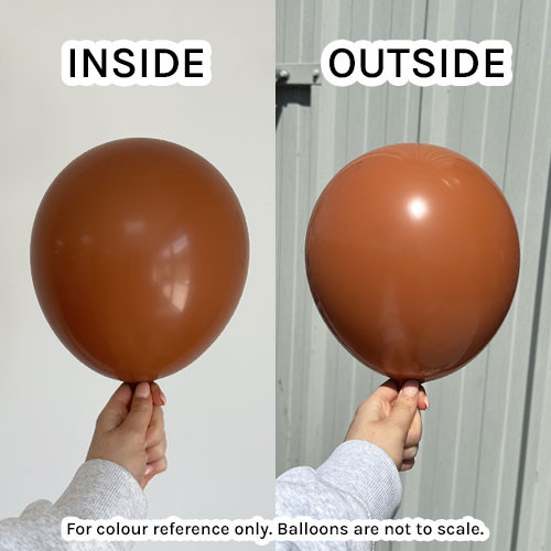 12" Retro Rust Orange Kalisan Latex Balloons (100)