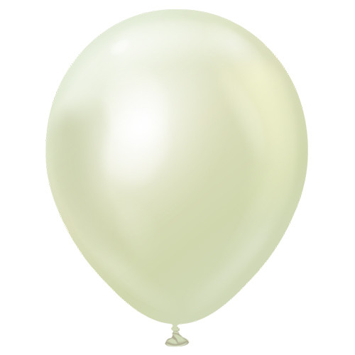 12" Mirror Green Gold Kalisan Latex Balloons (50)