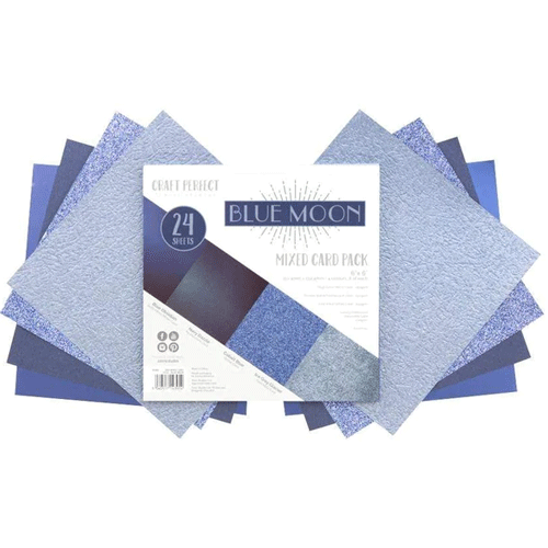 Blue Moon Mixed Card Sheets -  6" x 6" (24)