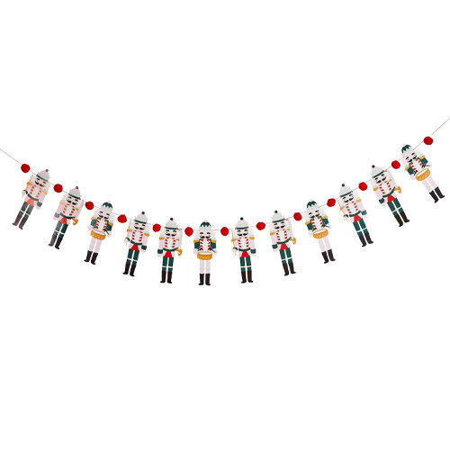 The Nutcracker Pom Pom Garland - 2m (1)