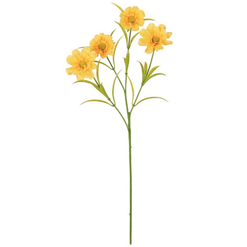 59cm Yellow Lillia Daisy Spray (1)