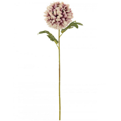 67cm Dusky Lilac Pom Pom Flower (1)