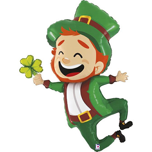 52 inch Jumping Leprechaun Foil Balloon (1)