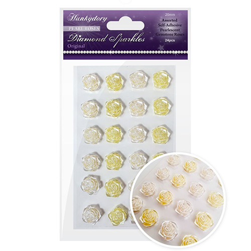 Diamond Sparkles Gemstones - Original Pearl Roses (24)