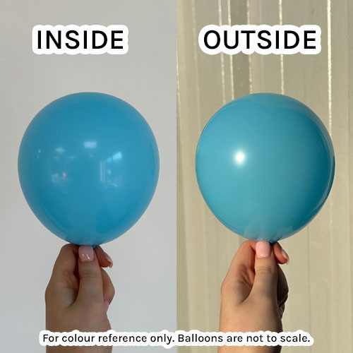 19" Standard Light Blue Gemar Latex Balloons (25)