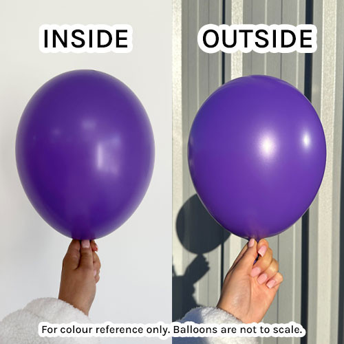5" Standard Purple Gemar Latex Balloons (50)