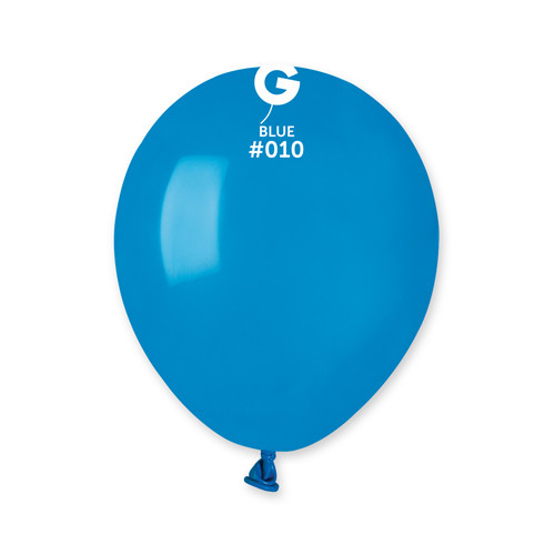 5" Standard Blue Gemar Latex Balloons (50)