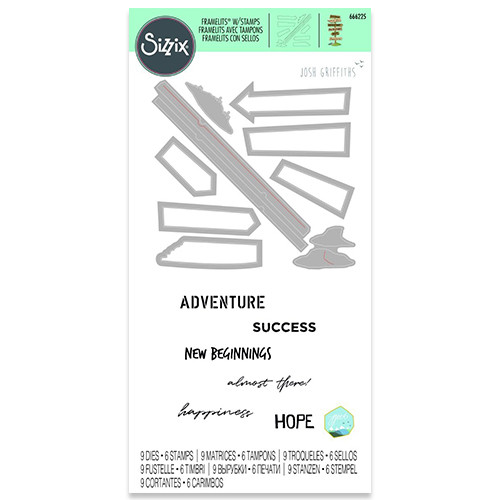 Framelits Success Signs by Josh Griffiths Stamp & Die Set (15pcs)