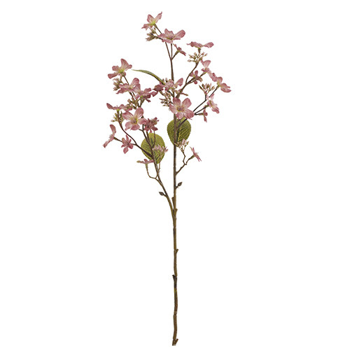 63cm Pink Dry Colour Forget-Me-Not Spray (1)