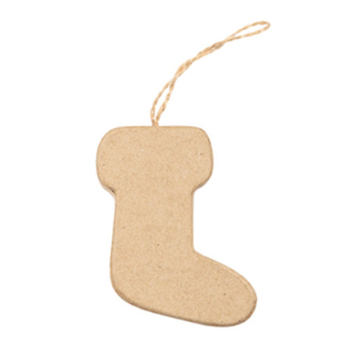 Christmas Stocking Kraft Hanging Decoration (1)