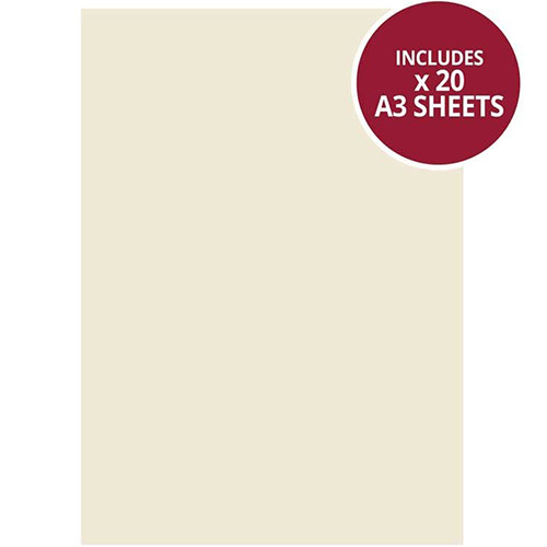 A3 Ivory Cardstock Sheets (20)