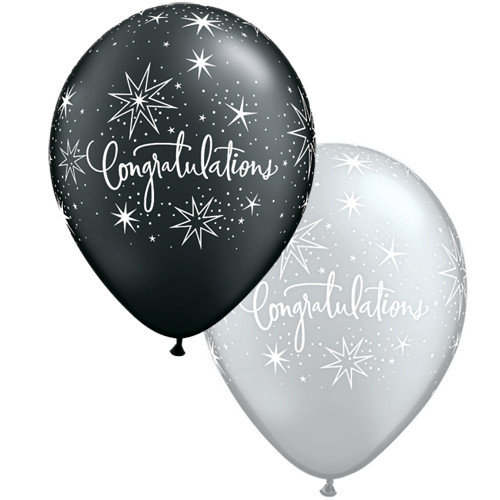 11 inch Congratulations Elegant Latex Balloons (25)