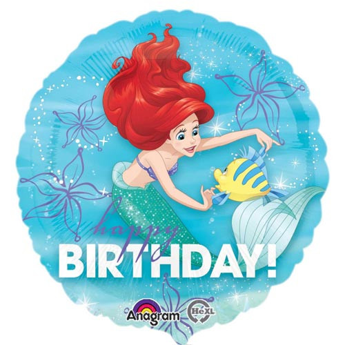 18 inch Ariel Birthday Dream Big Foil Balloon (1)