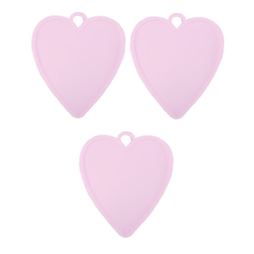 8g Small Pale Pink Heart Weights (100)